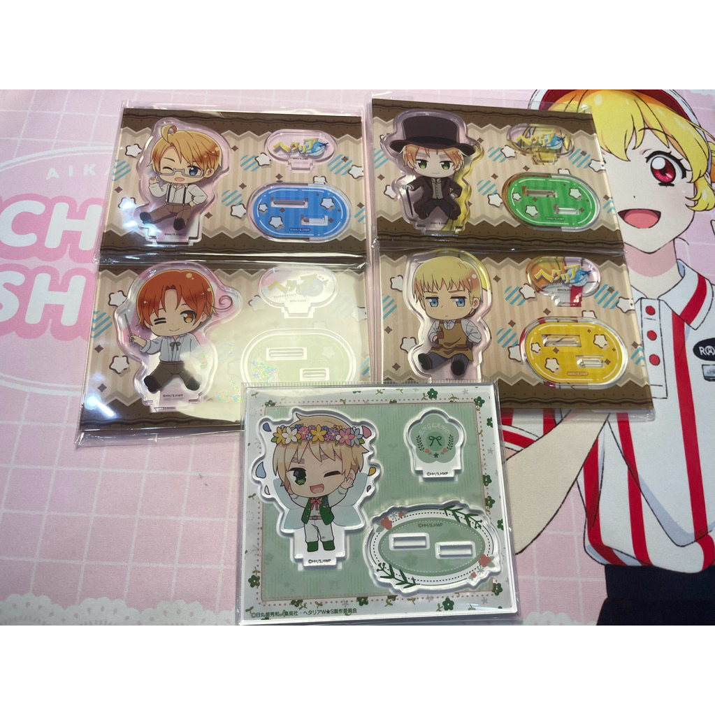 Hetalia World Stars Acrylic Stand New Edition America Uk Italy Germany