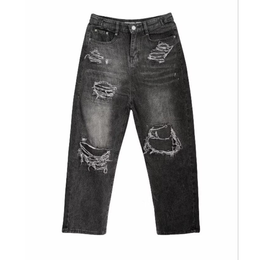 Midnight Fade Cover Ripped Jeans (PRELOVED)