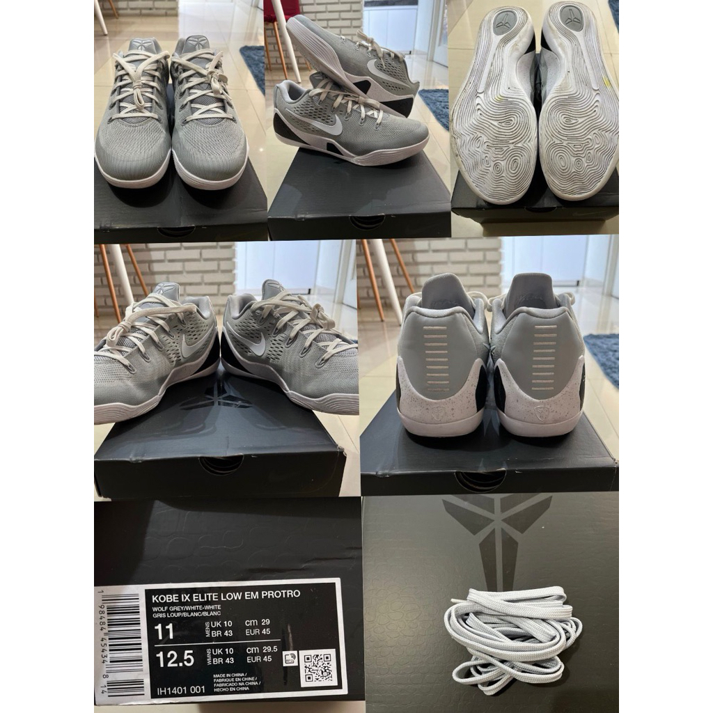 Kobe 9 Protro Wolf Grey SECOND