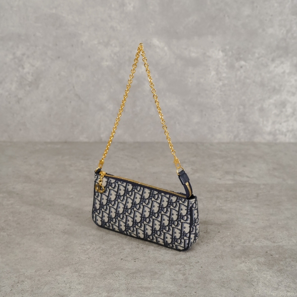 Tas CD MONTAIGNE 30 OBLIQUE BEIGE CHAIN SHOULDER BAG 100% ORIGINAL