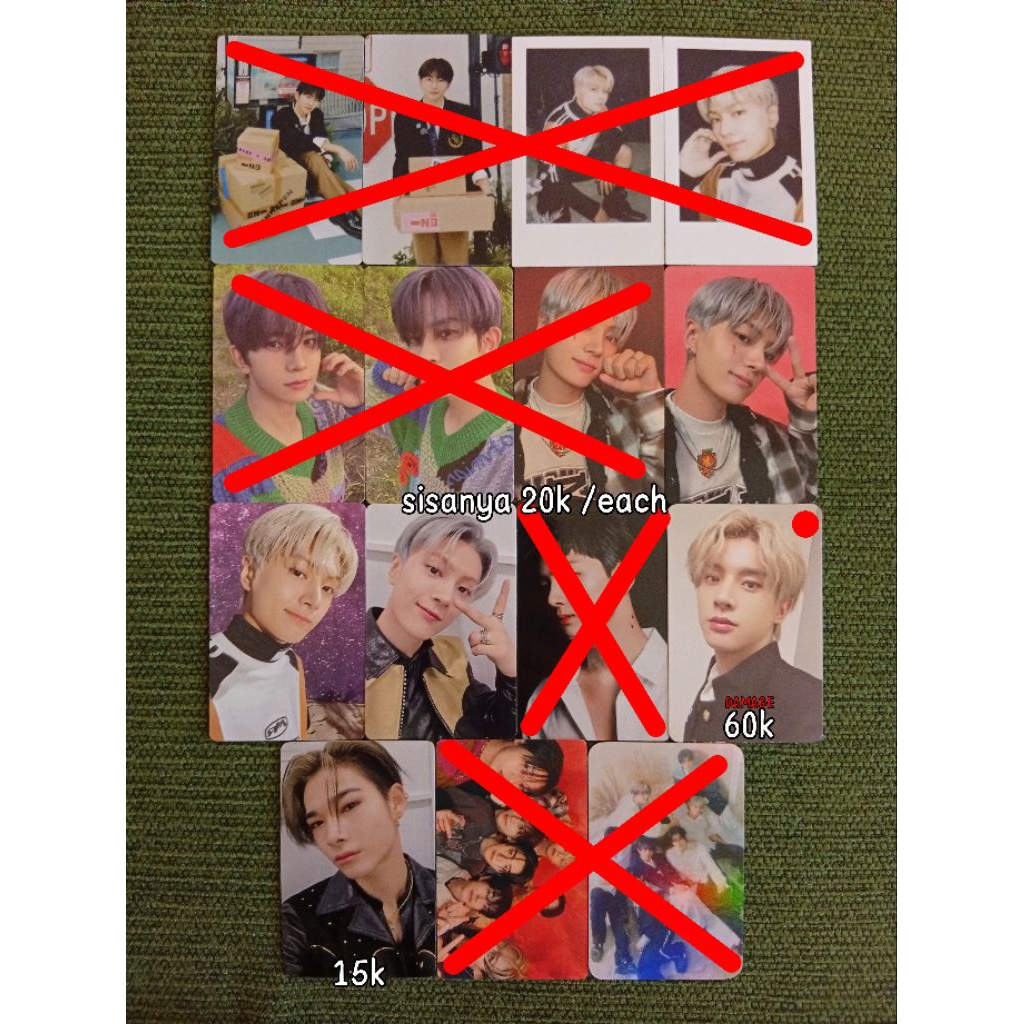 Photocard official ENHYPEN Heeseung Jay Ni-ki Dark Blood ENGENE konsep DB kokop Orange Blood OB Ksan