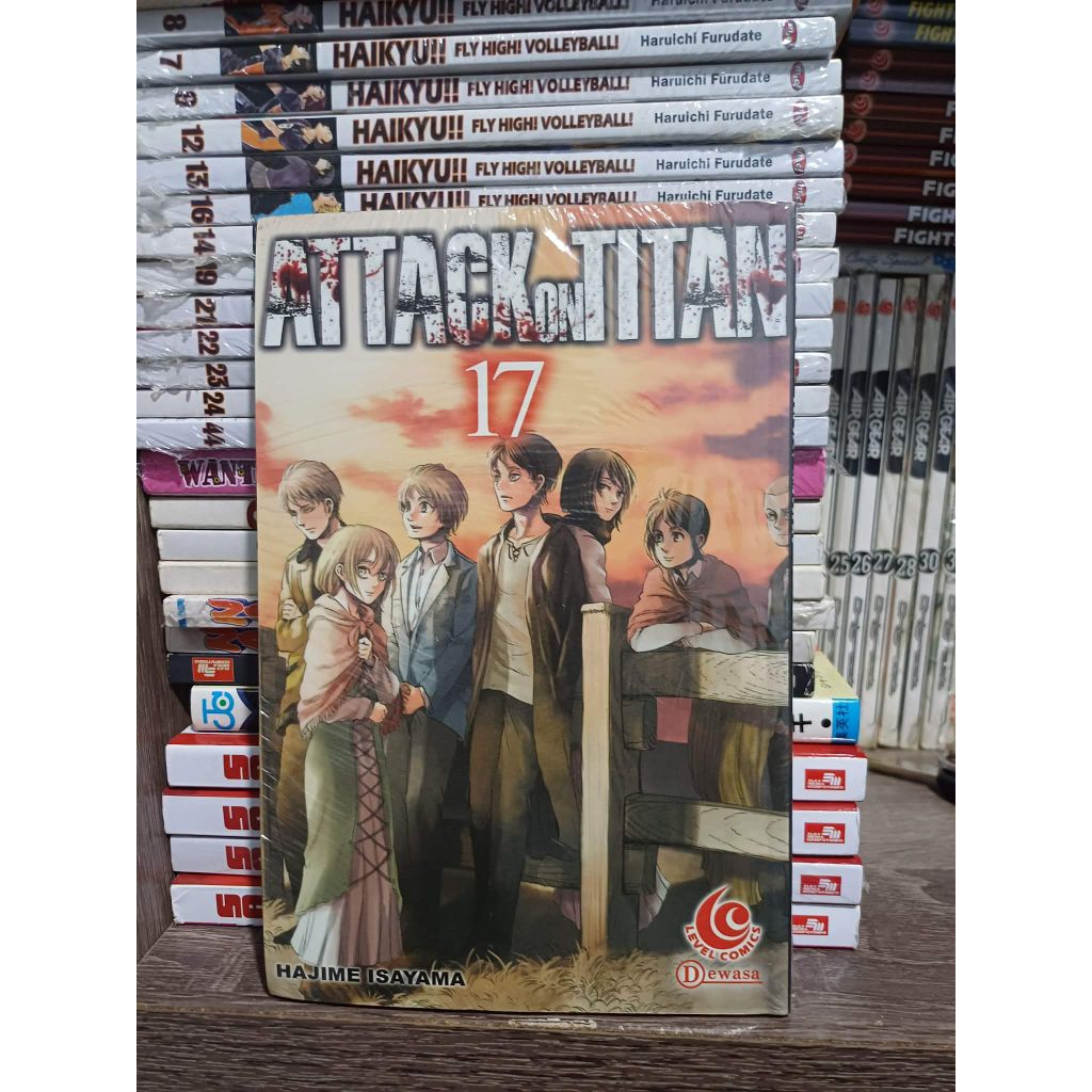 Komik Attack on titan 17 segel