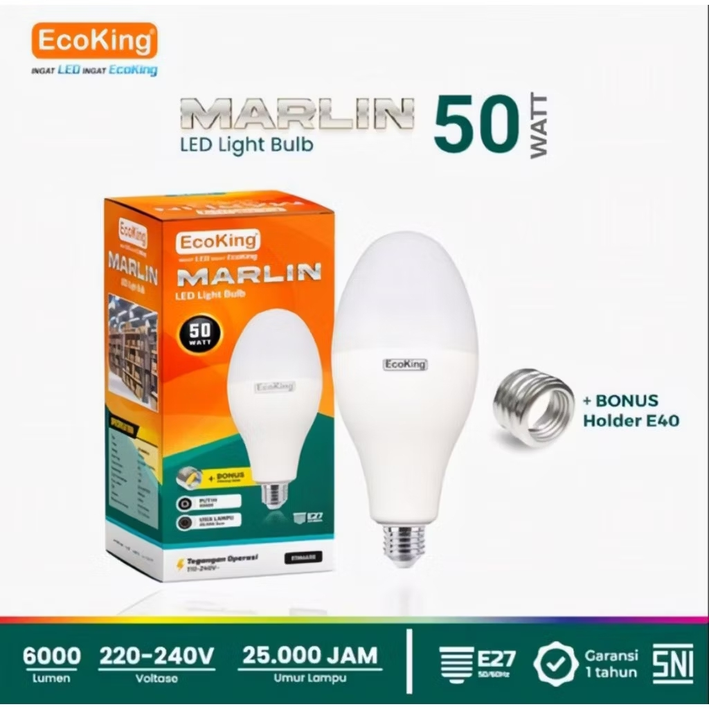 Lampu Led 50 watt Ecoking Marlin