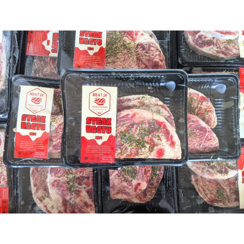 Daging Steak Wagyu Marinasi