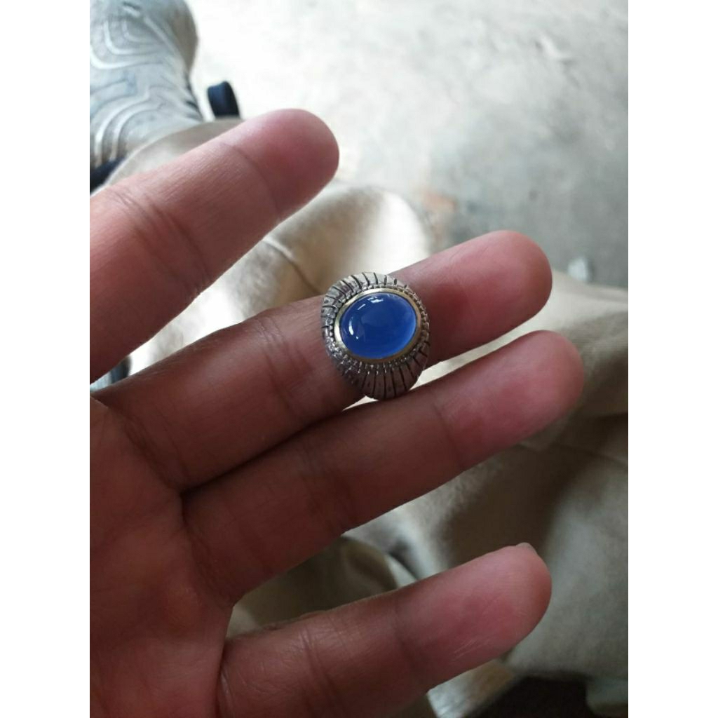 Batu Biru langit Baturaja Serat kura