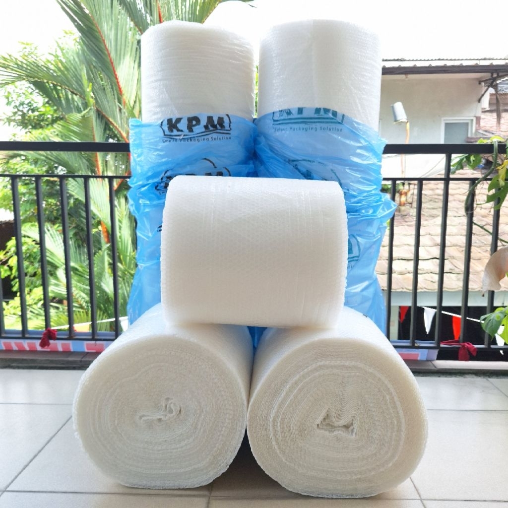 EXCLUSIVE Bubble Wrap Roll Core Kingsman Murah Putih Susu 125cm x 50m 3Kg 30cm 40cm - Bubble Potong 