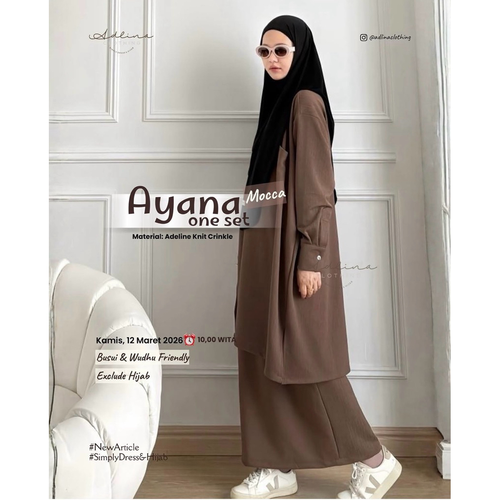 AYANA SET MOCCA ADLINA CLOTHING