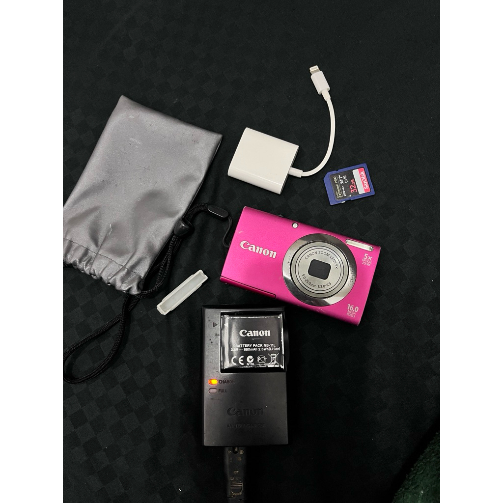 Canon A2300 second mulus, minus layar polaris biru tipis