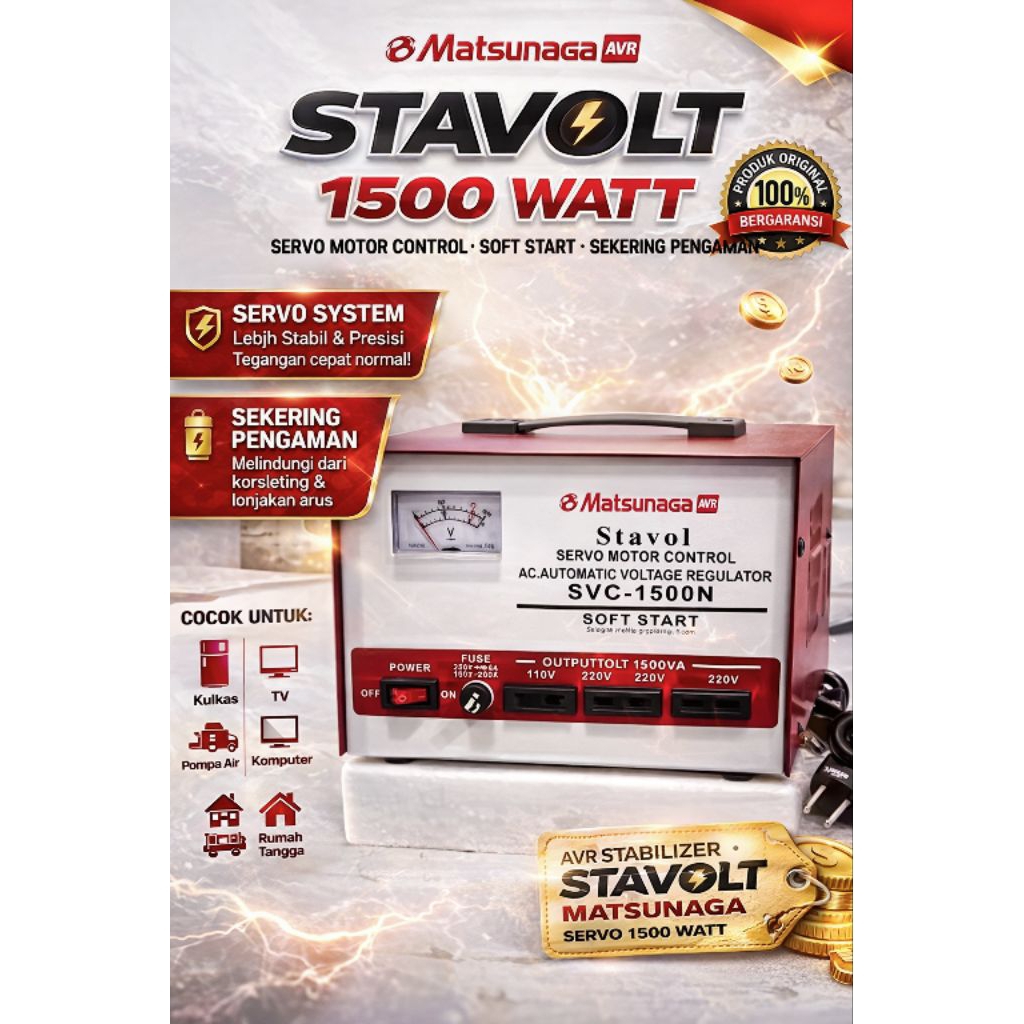 stavolt stabilizer Matsunaga 1500 Watt