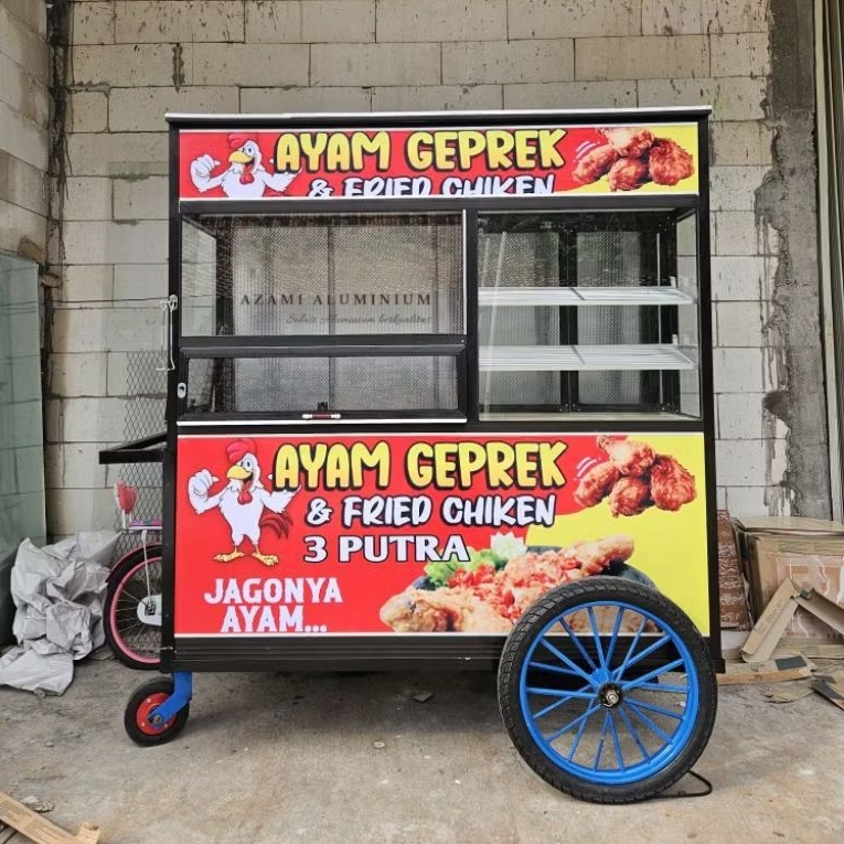Gerobak fried chicken/Gerobak D chicken celup