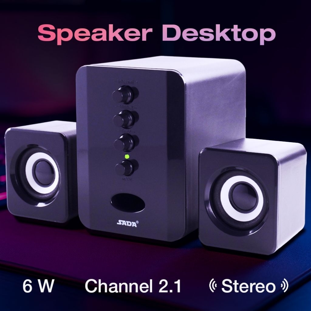 SADA aktif speaker stereo and USB power