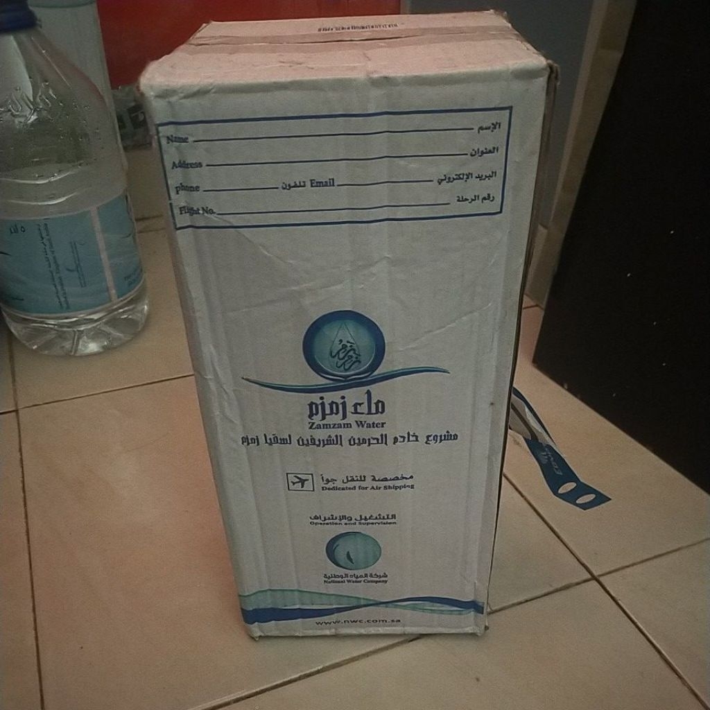 Air Zam Zam 5 Liter Asli dari Makkah