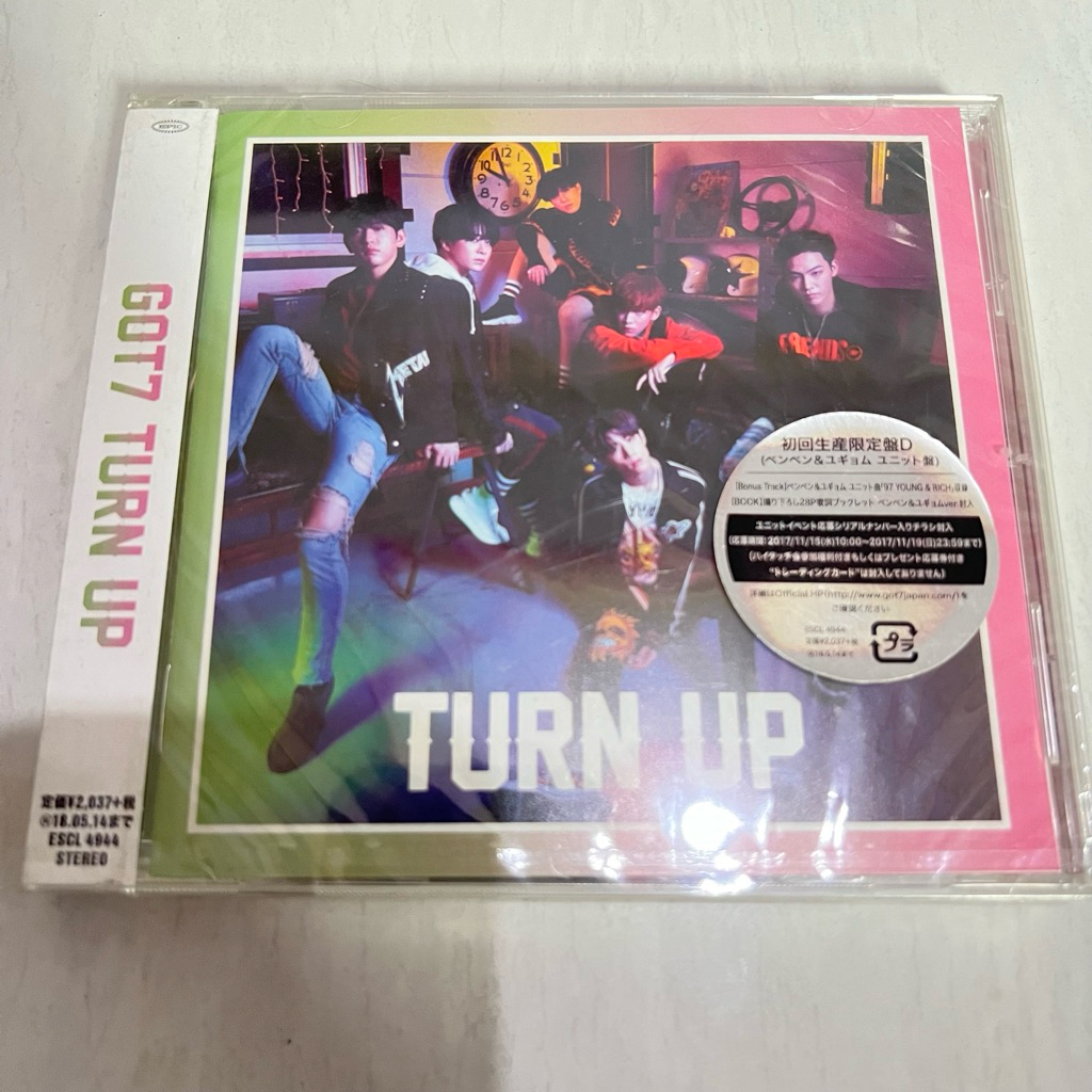 GOT7 Japan Album Turn Up sealed