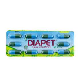 Diapet Kapsul Obat Diare Herbal Alami Atasi Mencret Sakit Perut Perut Mules
