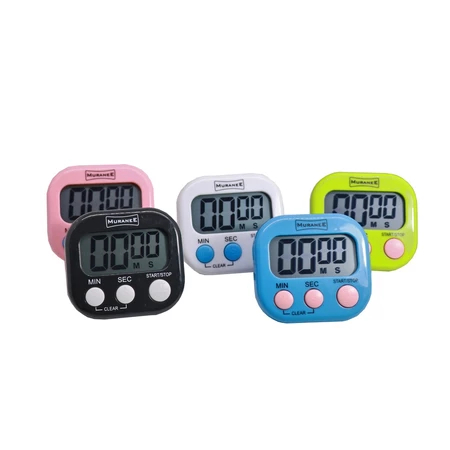 Timer Digital Dapur & Kopi Manual Brew LCD Stopwatch Kitchen Timer Alarm Magnet Murah