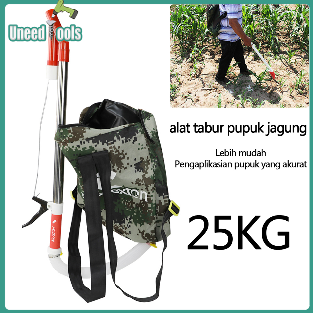 UneedTools 25KG Alat Pupuk Jagung Alat Tabur Pupuk Jagung Pertanian Penabur Pupuk Tanam Alat Tabur P