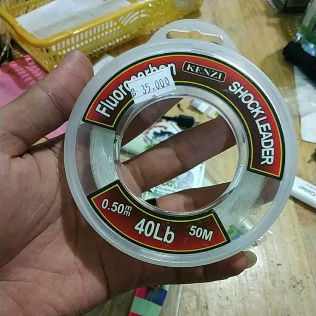 Leader 40lb murah kenzi flouro carbon