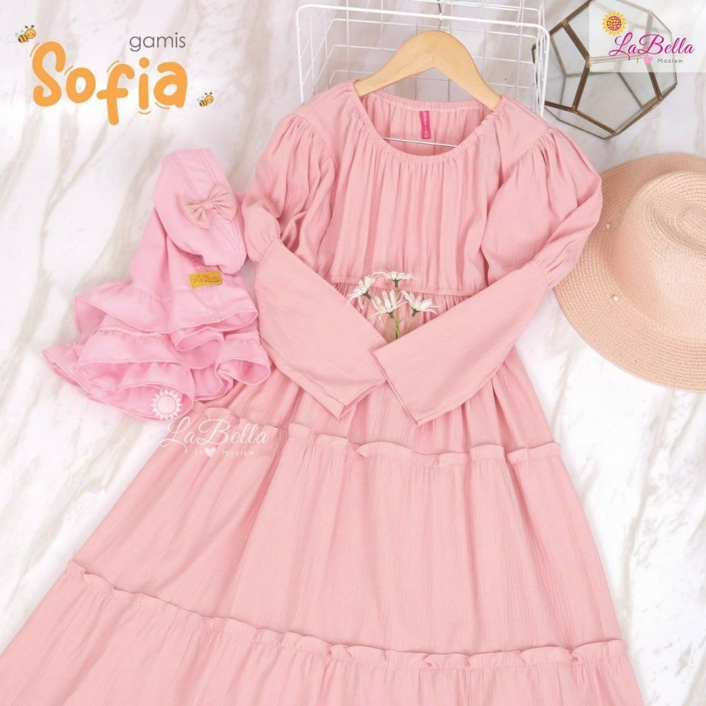 Cuci Gudang Big Sale Gamis Anak Sofia Labella