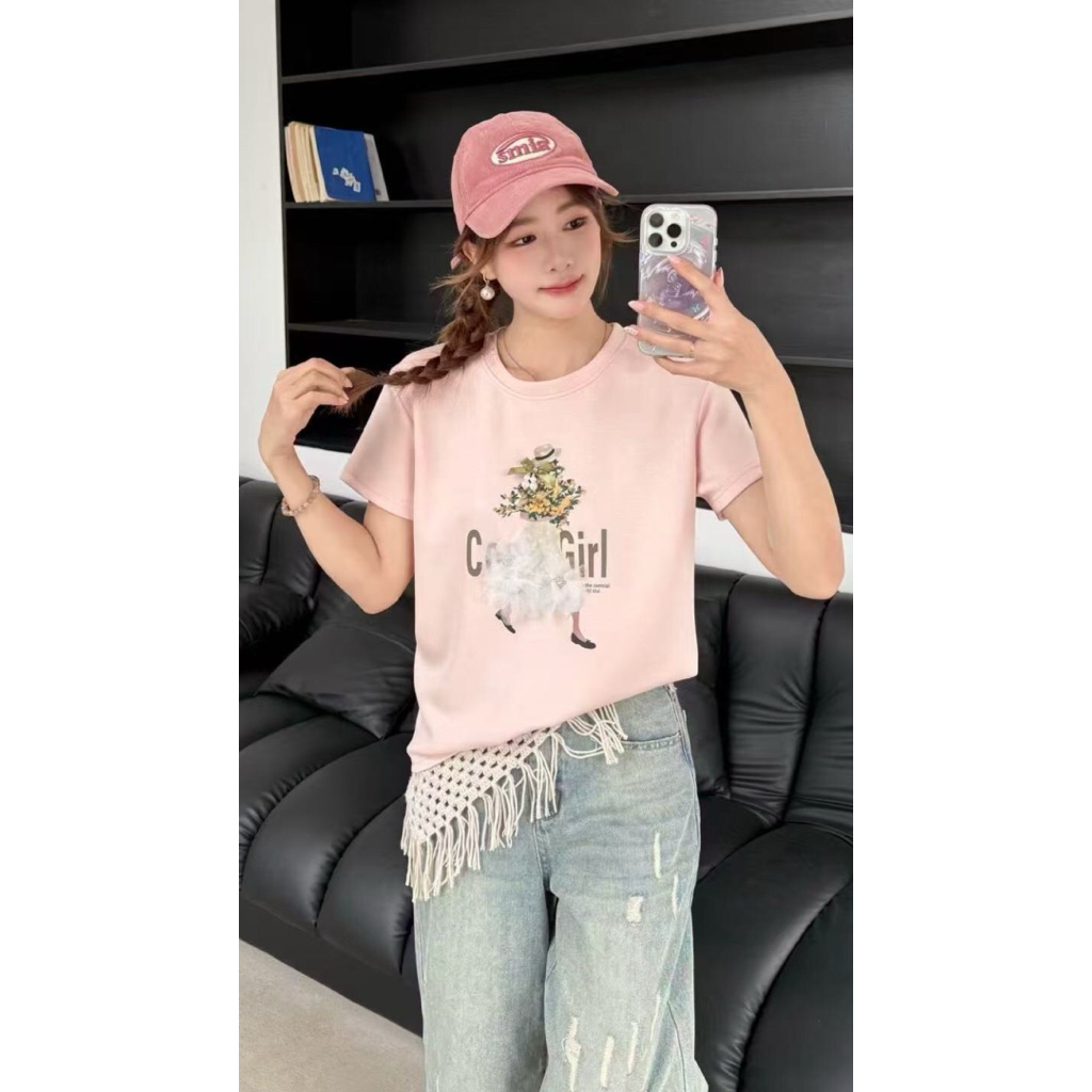 T shirt code 6619  Blouse korea Top Girl