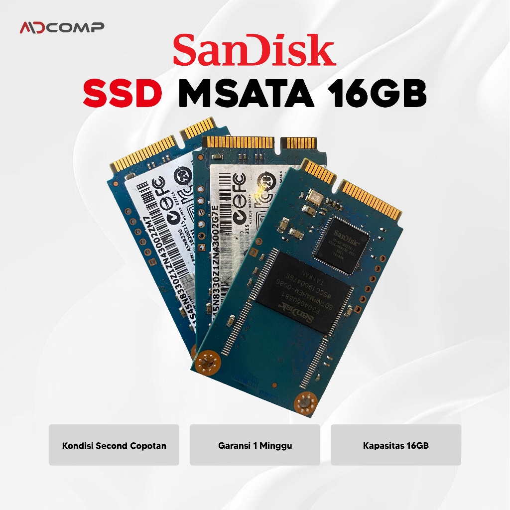 SSD Sandisk mSATA 16GB Murah Second Original