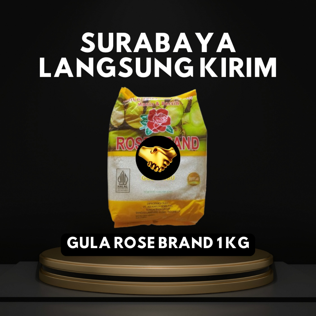 Gula Rose Brand 1 Kg / Rose Brand Gula Pasir 1 Kg / Gula Pasir Rose Brand 1 Kg / Gula Kristal Rose B