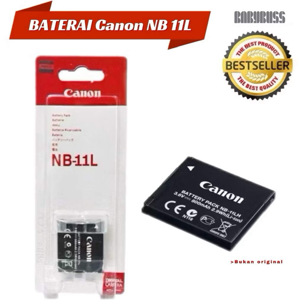 Baterai canon NB-11L / NB-11LH for Ixus 150 / 155 / 160 / 165 / 170 / 175 / 180 / 185 ixus 190 / SX4