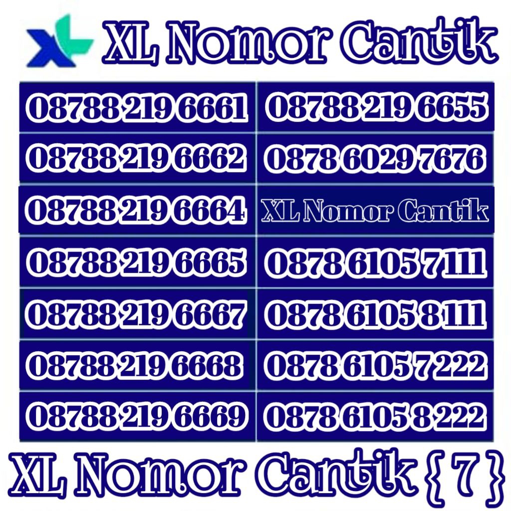 promo perdana XL nomor cantik 11angka(Cek Deskripsi)