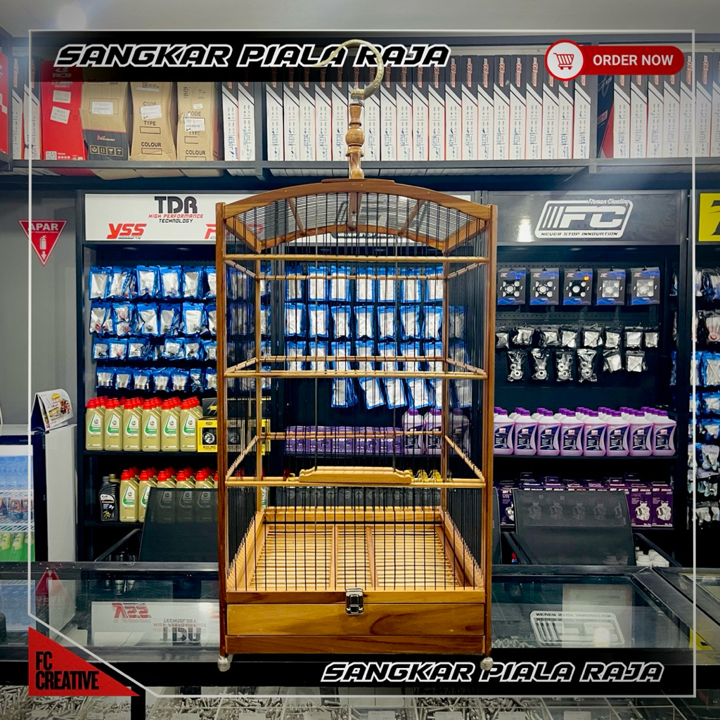 SANGKAR BURUNG KACER PIALA RAJA NO 1 KUALITAS PREMIUM ORIGINAL 100%