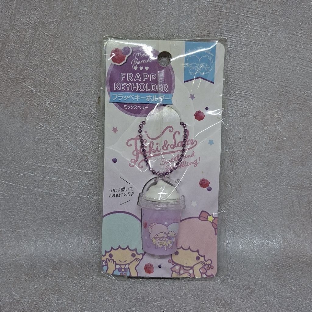 Frappy keyholder kiki lala little twins star Sanrio original japan