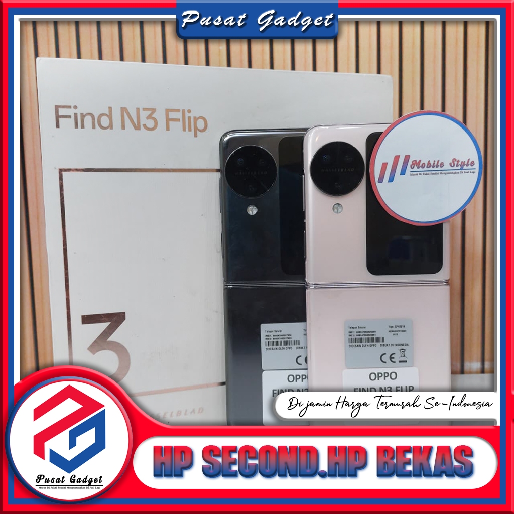Oppo Find N3 Flip Ram 12 Rom 256GB Second Pusat Gadget