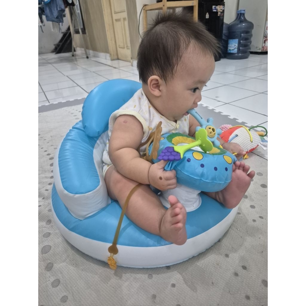 PRELOVED kursi tiup kursi bayi , kursi belajar duduk