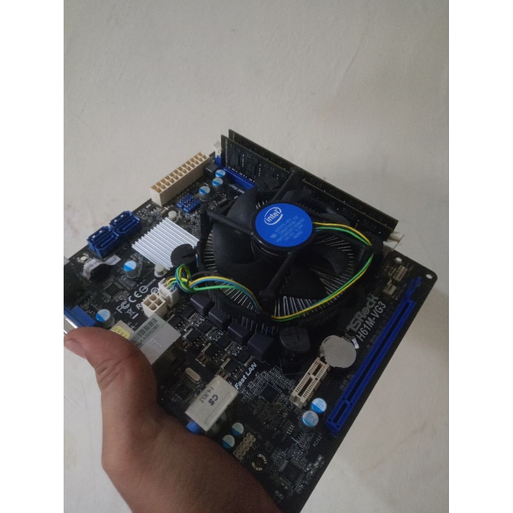 Paketan Motherboard H61 i5 Ram 8GB
