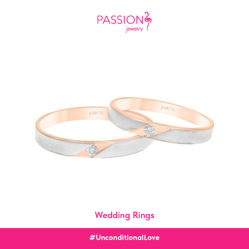Passion Jewelry - Cincin Kawin Emas 18K CKS0123
