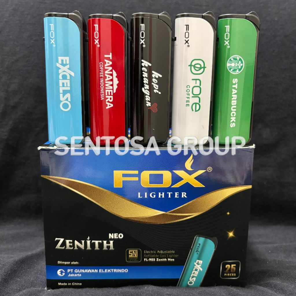 korek nyala bara merk FOX ZENITH NEO KOPI (isi25pcs)