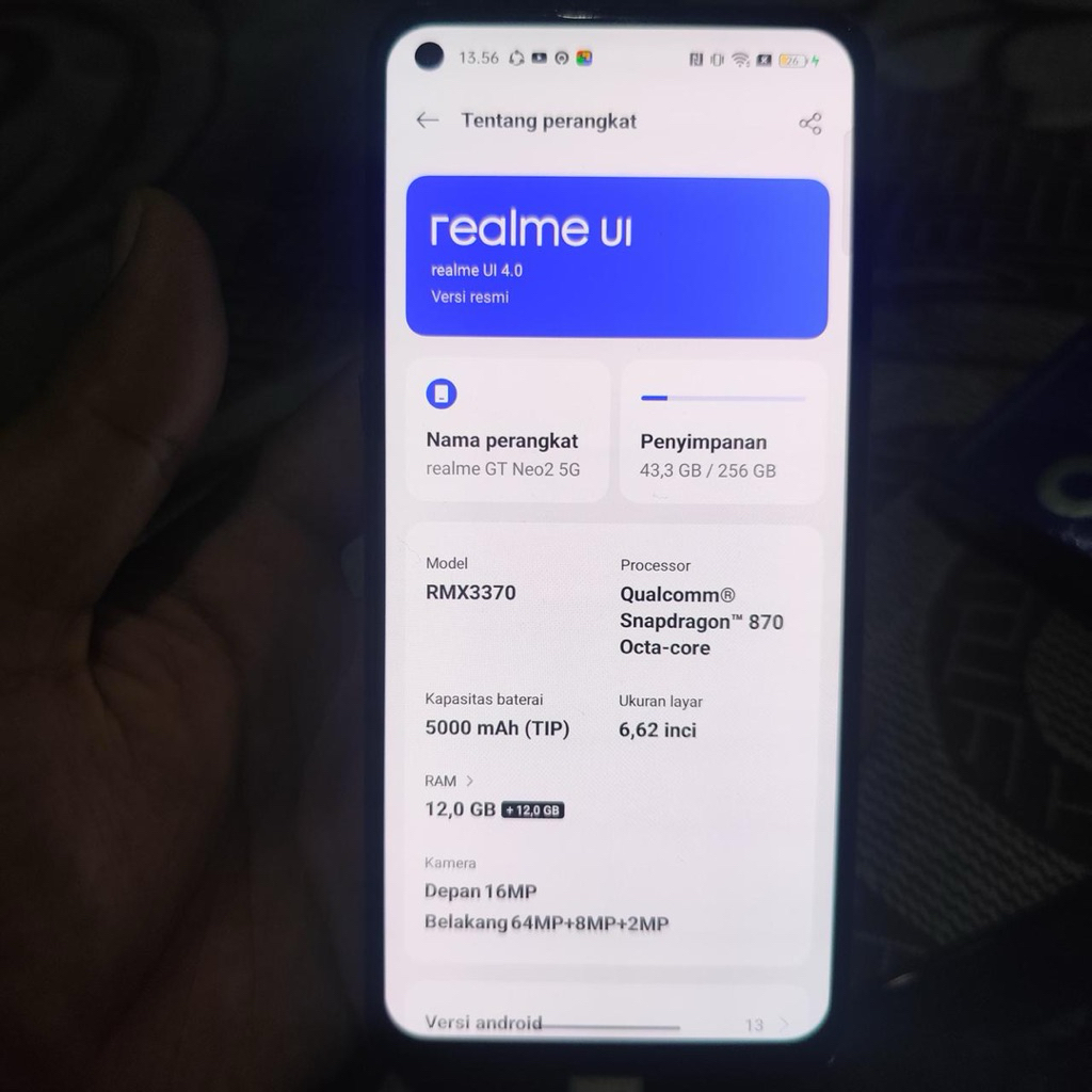 Realme GT neo 2 normal minus backdoor