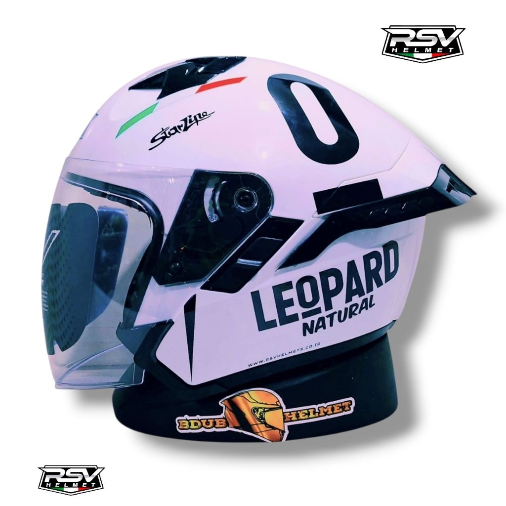 Helm RSV SV300 White leopard 100% original RSV