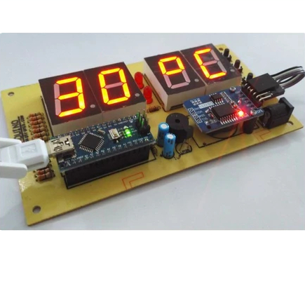 Kit Jam + Termometer Digital Arduino