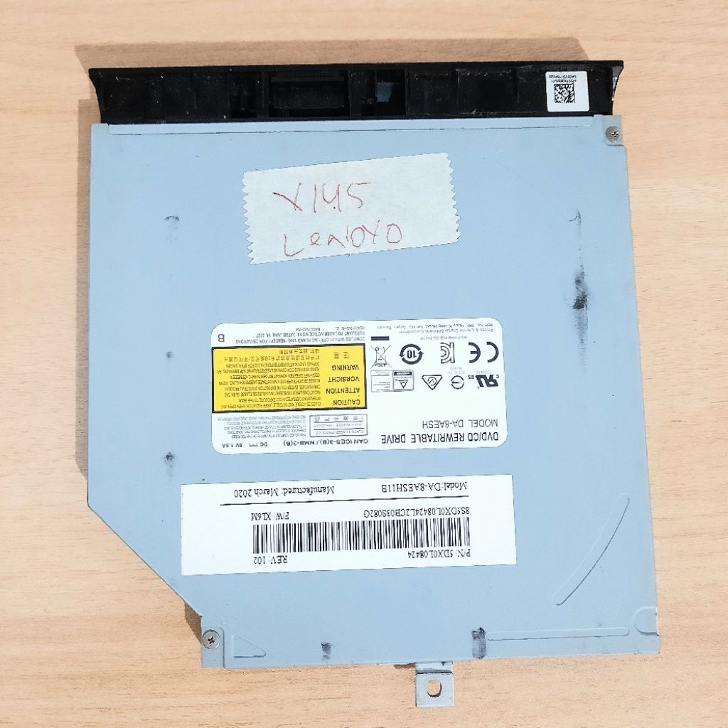 Tutup DVD Bonus DVD Room Lenovo Ideapad V145 Normal Tested Seken Original [ CD ROM DVD ROM DVDRW Sec