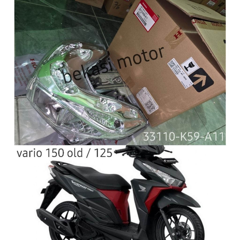 33110-K59-A11 headlamp honda vario 150 old / 125 original
