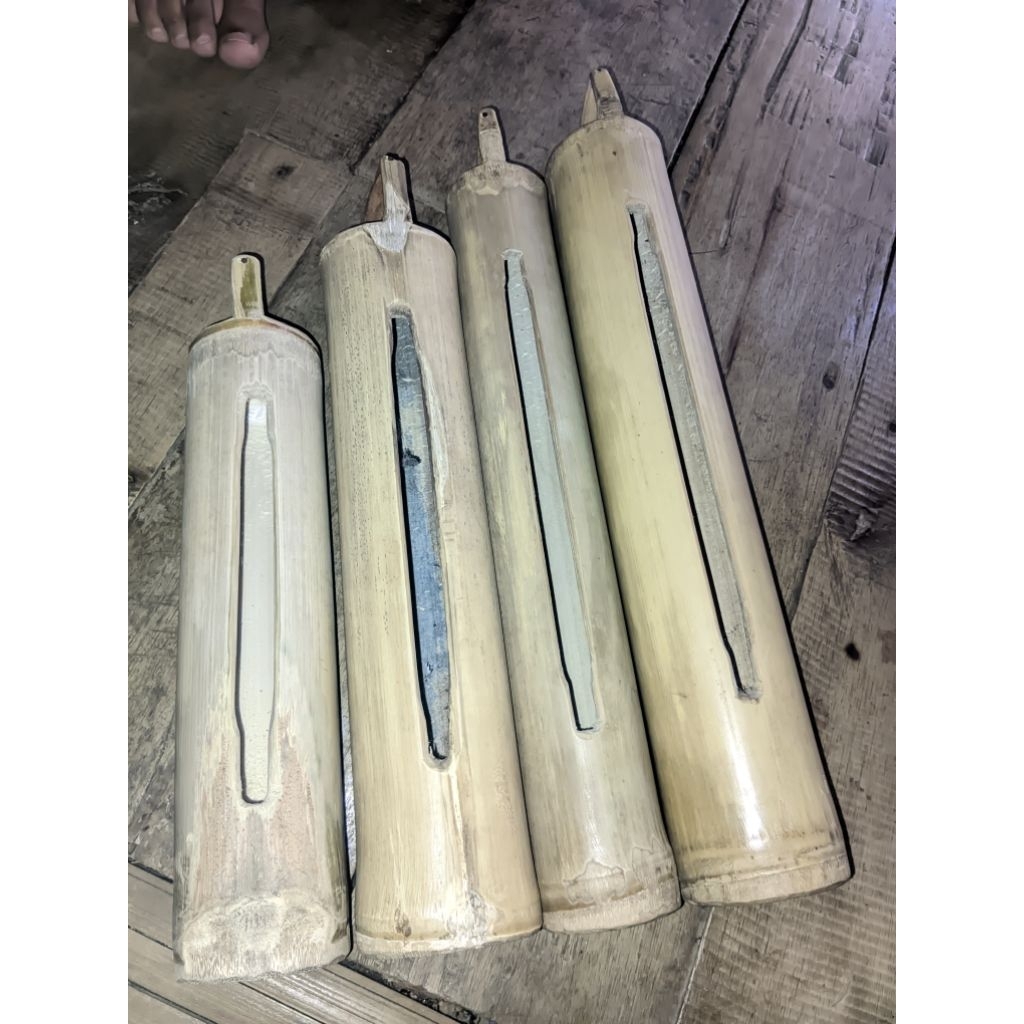 kentongan bambu untuk jualan bakso dan cuanki