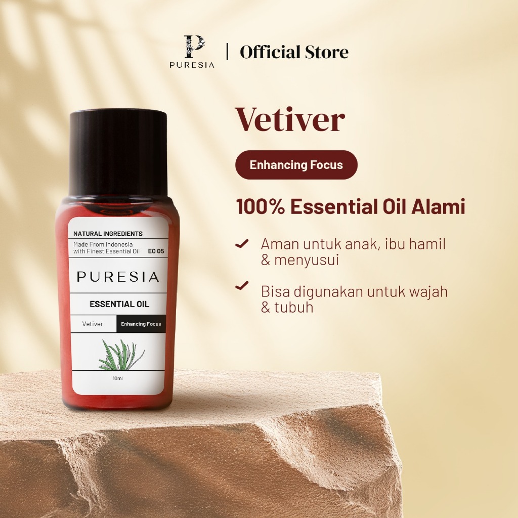 PURESIA | Essential Oil Vetiver 10ml