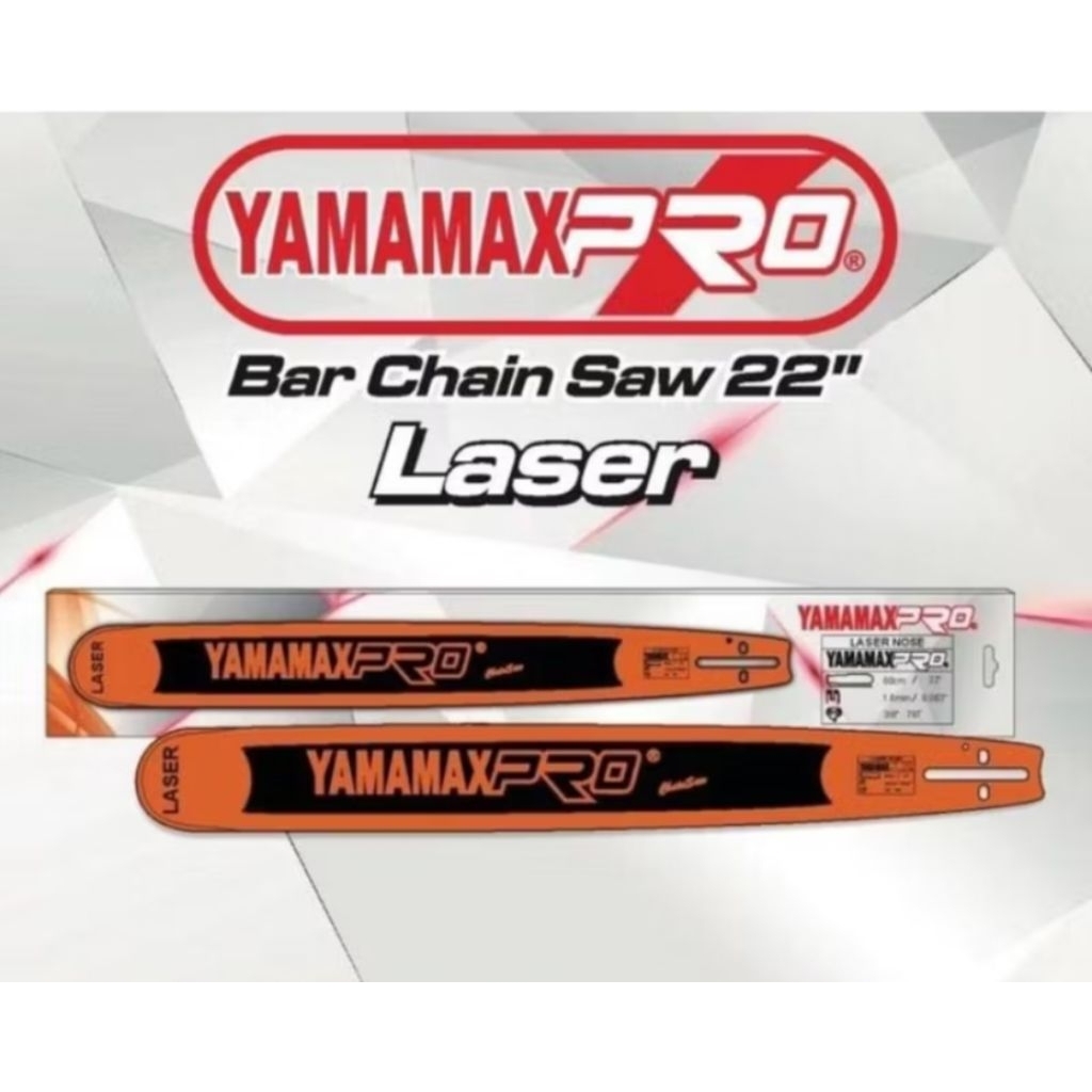 Bar Chainsaw Laser 22" Yamamax Gergaji Mesin Chain Saw 22 Inch