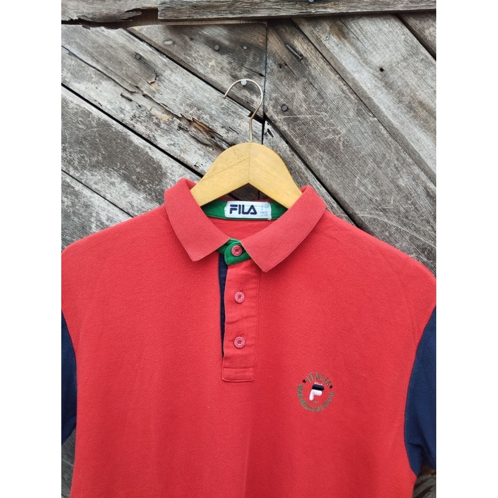 POLO SHIRT FIL4 ( SIZE M )