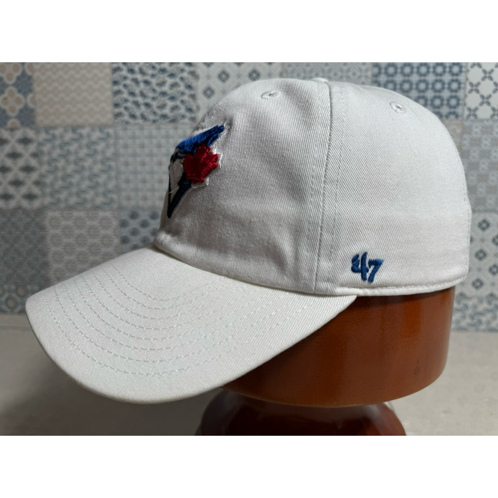 Topi Second Brand Branded Putih Toronto Blue Jays By 47 Forty Seven Original Full Tag