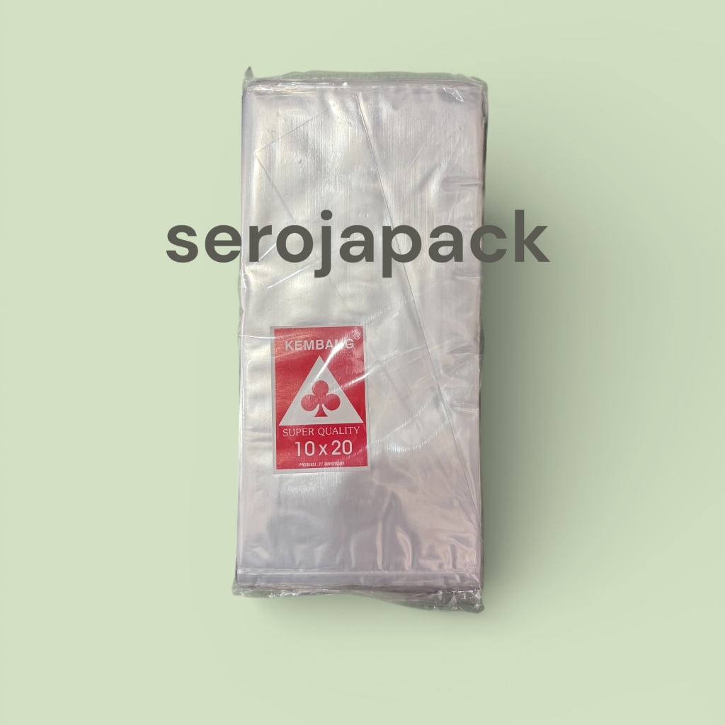 Plastik PP Bening Tebal 03 10x20