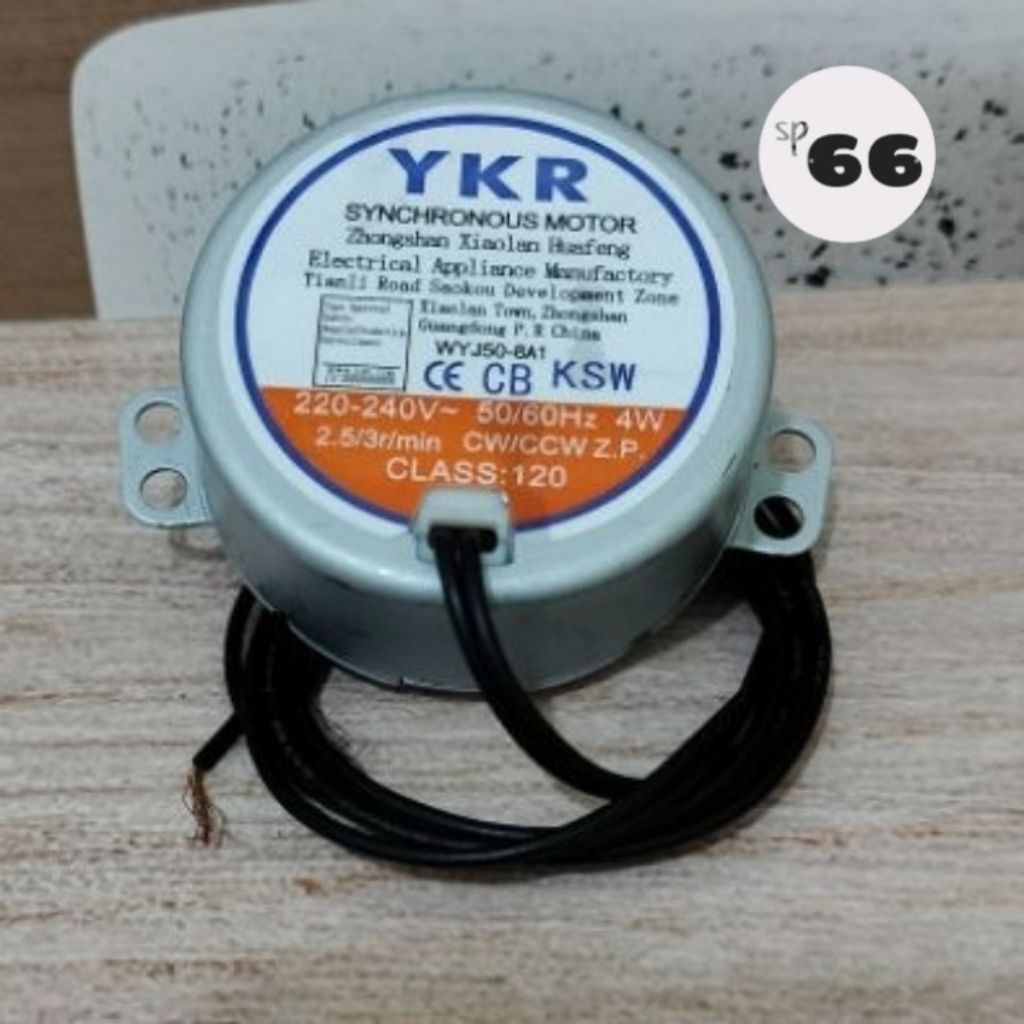 MOTOR ROTARY 5/6 rpm SYNCHRONOUS KIPAS ANGIN UNIVERSAL/ROTARI KIPAS ANGIN 5/6 RPM