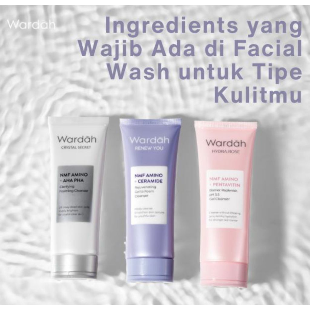 WARDAH FACE WASH SERIES