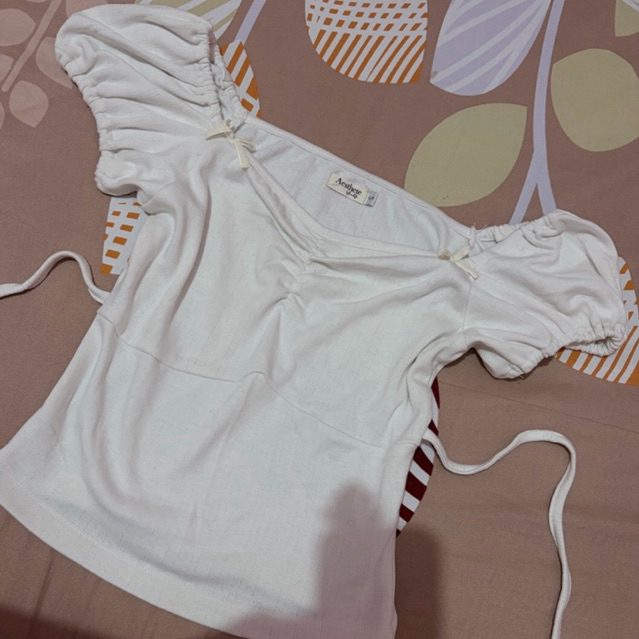 PRELOVED - Aesthete Yourlife - Odette Sabrina Top - SIZE S