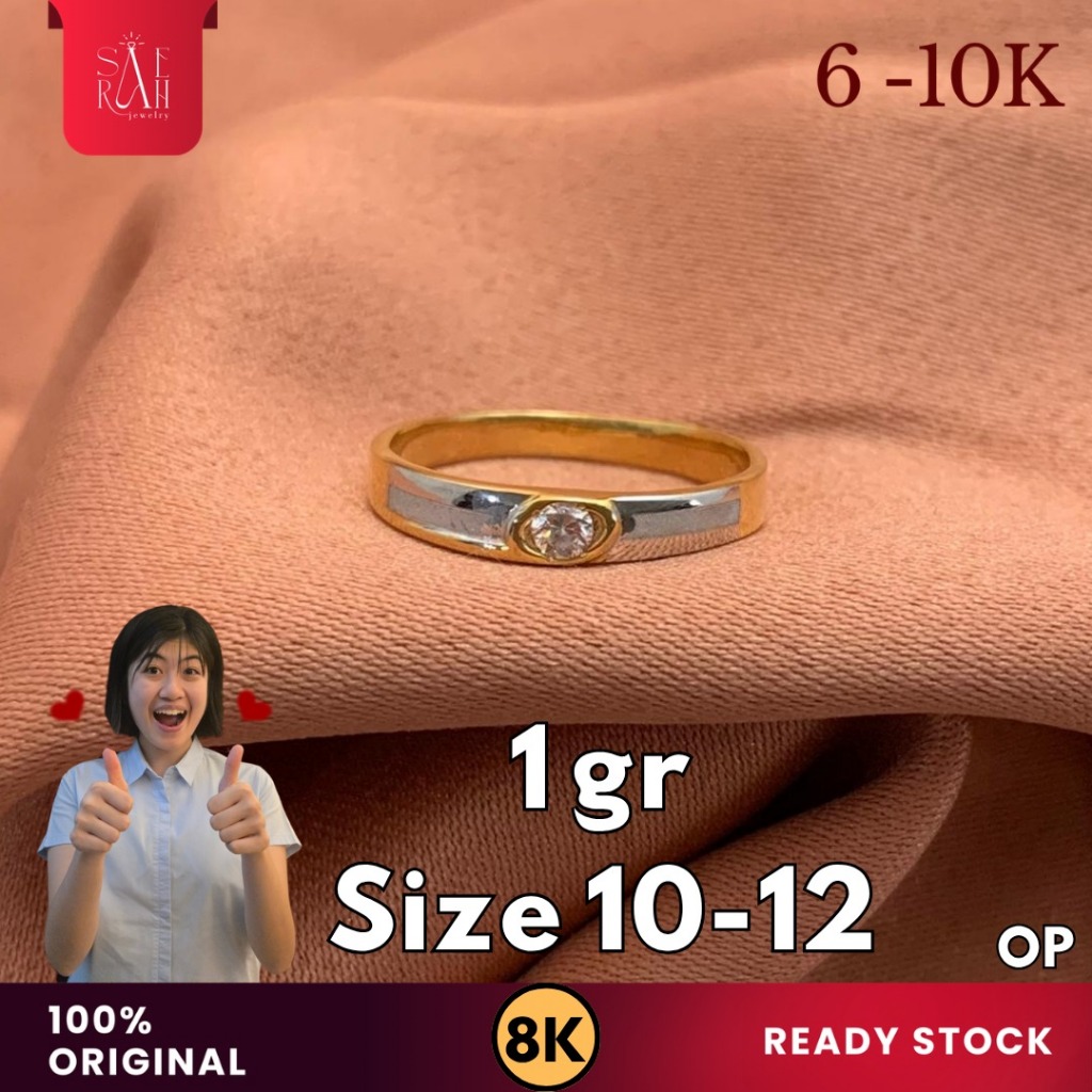 Cincin Emas 8K - Toko Emas Saerah - 1 Gram 396