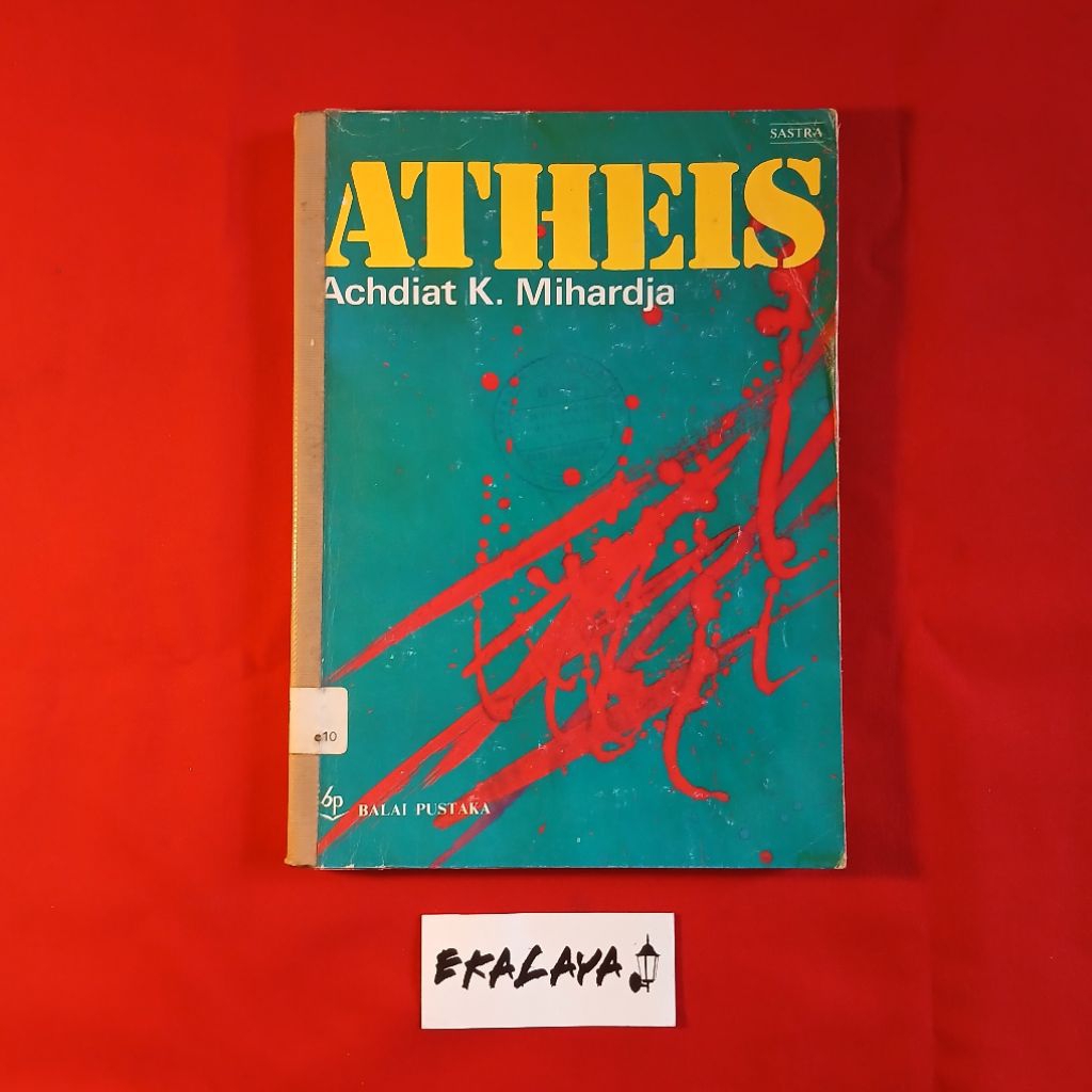 Buku Novel Roman ATHEIS - Achdiat K. Mihardja